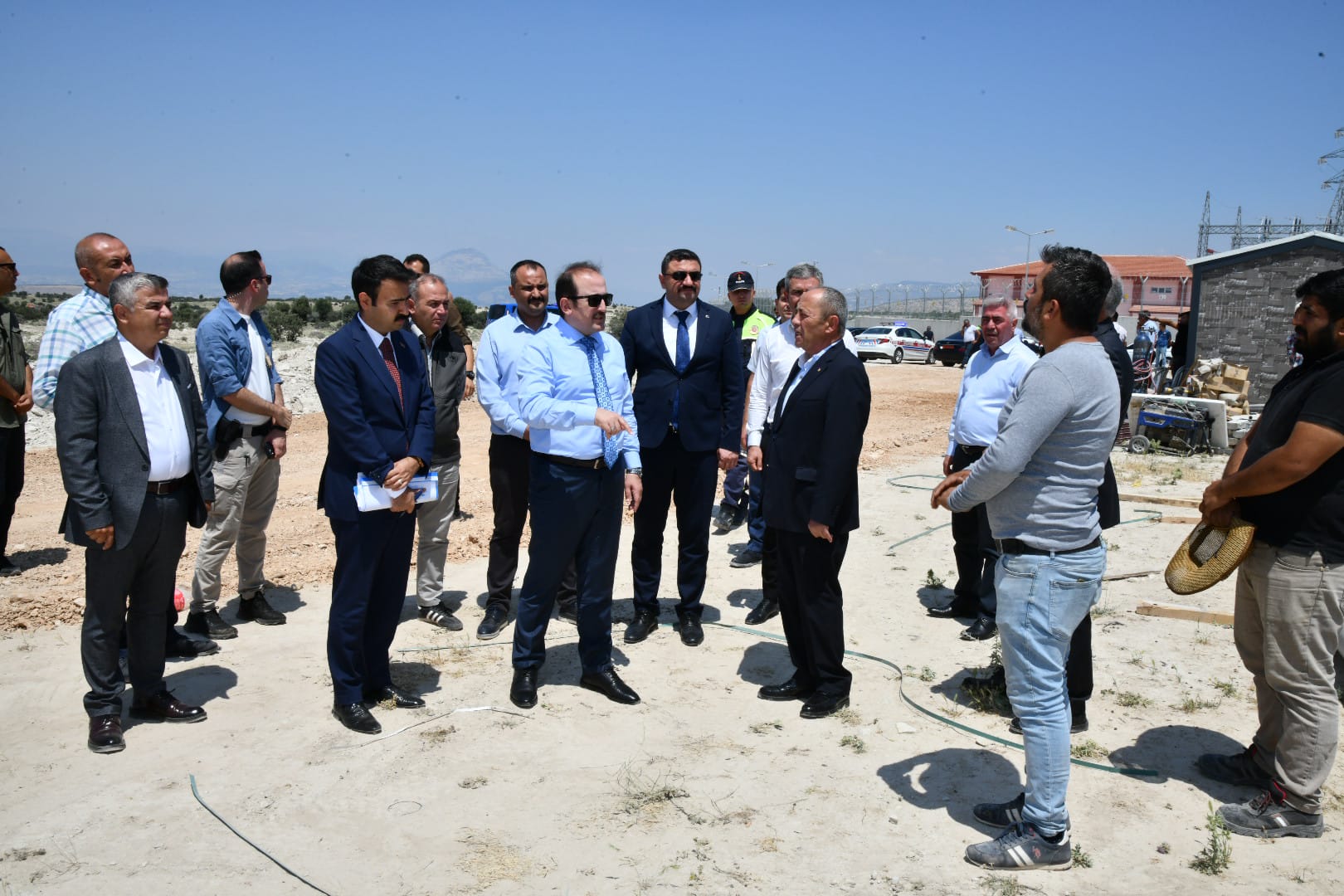 Vali Pehlivan, Mut OSB Sahasında İncelemelerde Bulundu