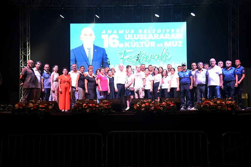 Anamur’da  16. Uluslararası Kültür ve Muz Festivali tamamlandı