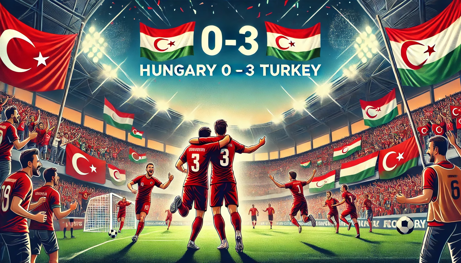 Türkiye, Macaristan’ı Deplasmanda Dağıttı: 3-0’lık Zafer!