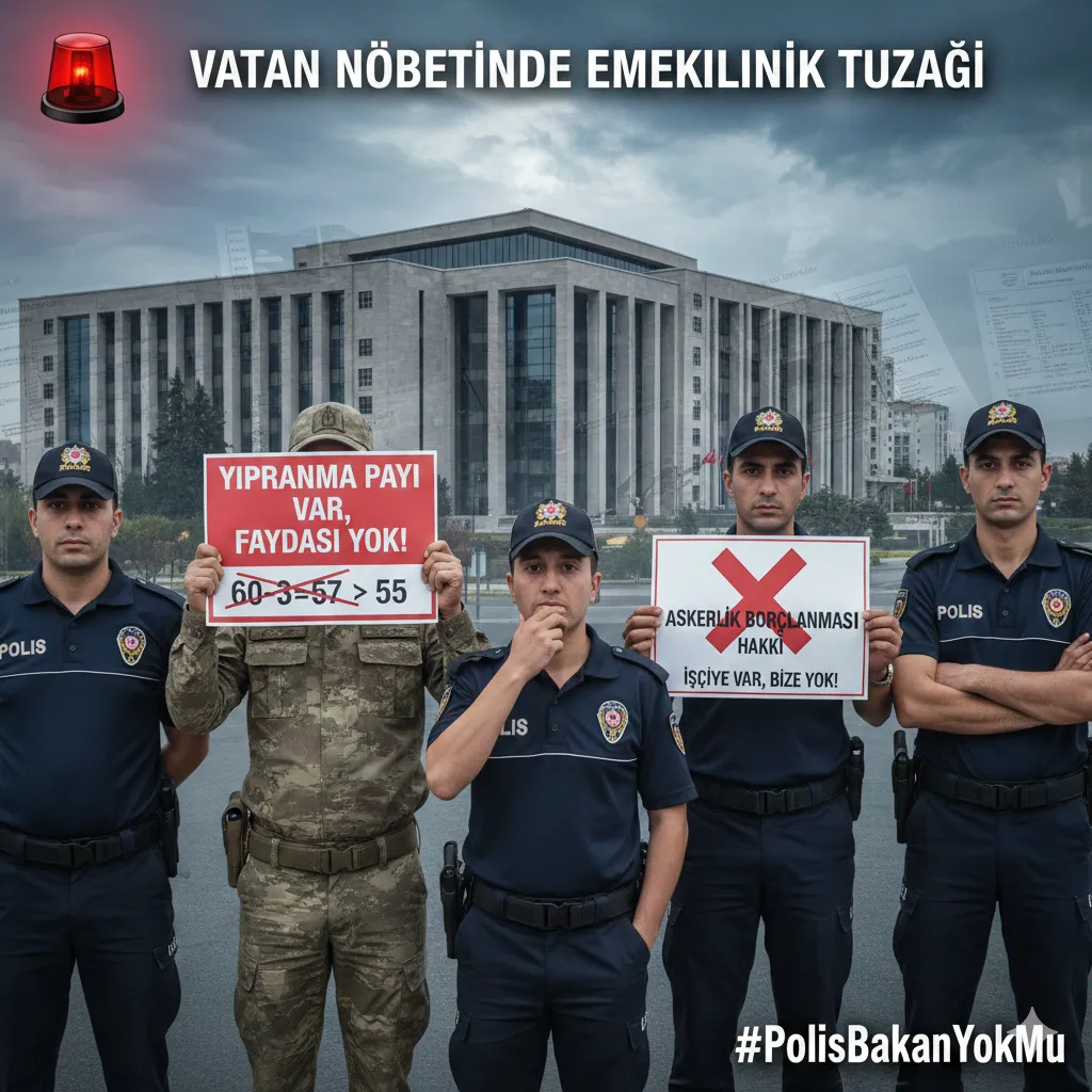 ​#AskerlikBorçlanması’nda Çifte Standart: İşçiye Var, Polise-Askere Yok!