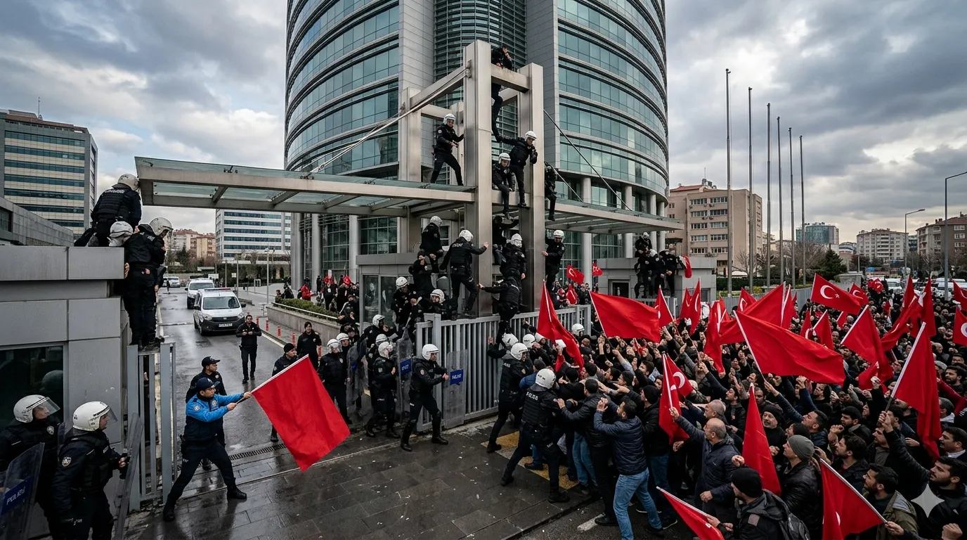 SON DAKİKA: CHP GENEL MERKEZİ’NDE TARİHİ GERİLİM! POLİS ZOR KULLANARAK BİNAYA GİRDİ, ÖZGÜR ÖZEL VE MİLLETVEKİLLERİ TAHLİYE EDİLDİ